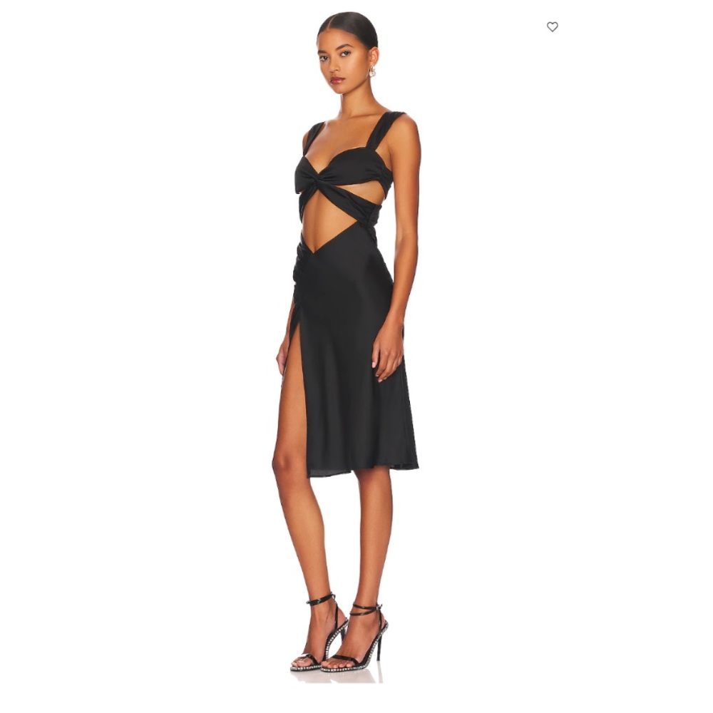 Danielle Guizio Black Cutout Mini Dress - Picture 9 of 10